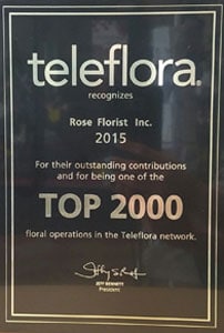 Top 2000 Florists in 2015